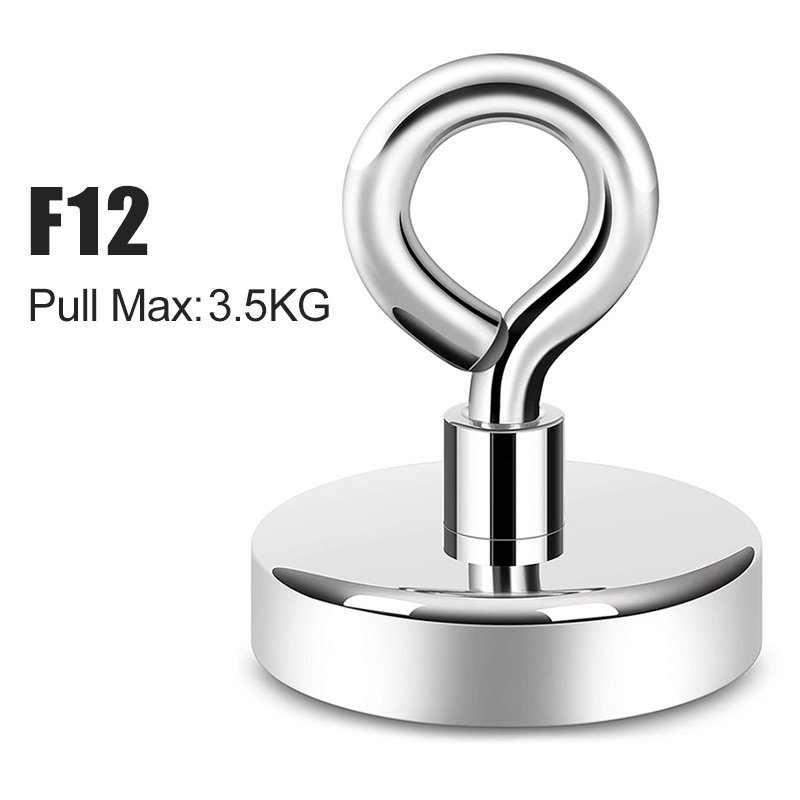 Super Strong Neodymium Fishing Magnets with Countersunk Hole Eyebolt for Salvage Magnetic Fishing Deep Sea Fishing Magnets Holde Super Strong Neodymium Fishing Magnets with Countersunk Hole Eyebolt for Salvage Magnetic Fishing Deep Sea Fishing Magnets Holde